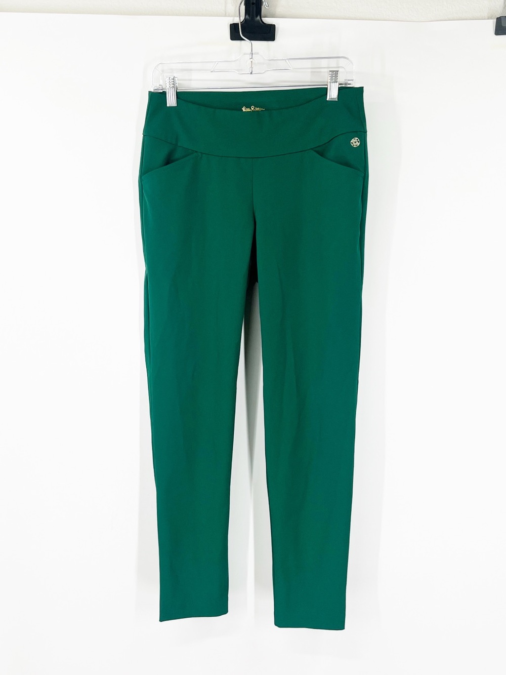 Lilly Pulitzer Luxletic Corso Pants UPF 50+ in Green